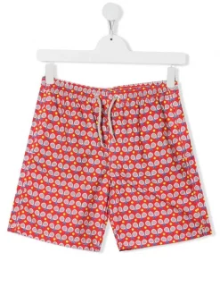 ( Neue Saison ) MC2 Saint Barth TEEN Jean Lightning Badeshorts RED