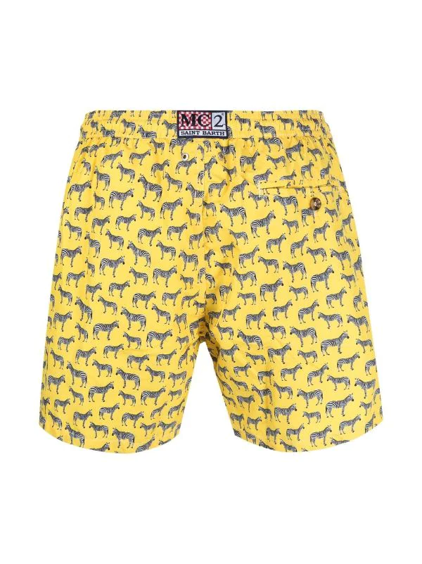 ( Neue Saison ) MC2 Saint Barth ZEBRA GROUP 91 Badeshorts Mit Zebra-Print Herren 4 ( Neue Saison ) MC2 Saint Barth ZEBRA GROUP 91 Badeshorts Mit Zebra-Print Herren – Bild 2