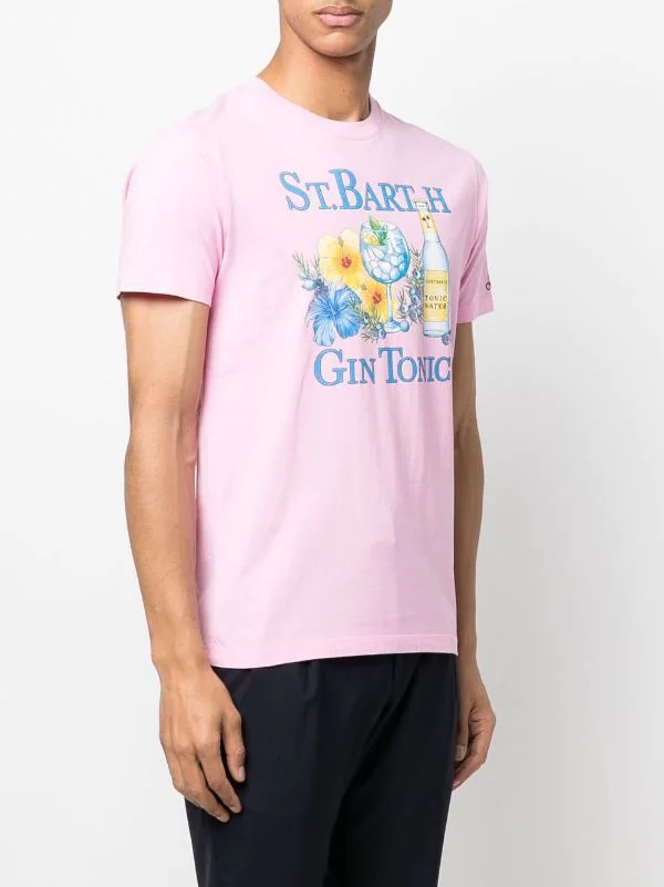 ( Neue Saison ) MC2 Saint Barth 21 GINEPRO T-Shirt Mit Logo-Print Herren 5 ( Neue Saison ) MC2 Saint Barth 21 GINEPRO T-Shirt Mit Logo-Print Herren – Bild 3