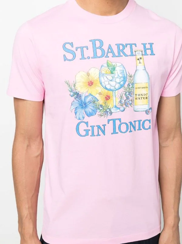 ( Neue Saison ) MC2 Saint Barth 21 GINEPRO T-Shirt Mit Logo-Print Herren 7 ( Neue Saison ) MC2 Saint Barth 21 GINEPRO T-Shirt Mit Logo-Print Herren – Bild 5