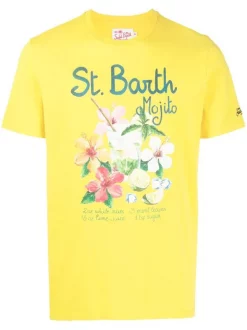 ( Neue Saison ) MC2 Saint Barth T-Shirt Mit Logo-Print Herren