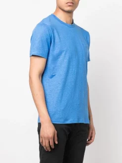 ( Neue Saison ) MC2 Saint Barth T-Shirt Aus Leinen Mit Brusttasche 17 BLUETTE -MC2 Saint Barth Geschäft 18360257 39586354 600