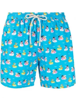 ( Neue Saison ) MC2 Saint Barth Badeshorts Mit Grafischem Print PIN UP GIRLS 31