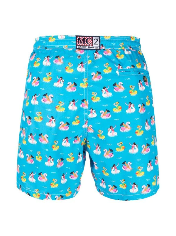 ( Neue Saison ) MC2 Saint Barth Badeshorts Mit Grafischem Print PIN UP GIRLS 31 4 ( Neue Saison ) MC2 Saint Barth Badeshorts Mit Grafischem Print PIN UP GIRLS 31 – Bild 2