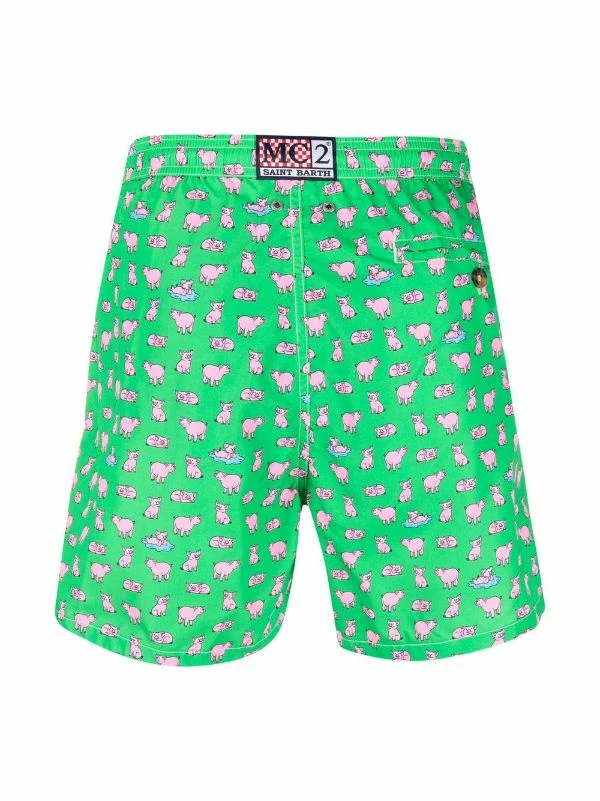 ( Neue Saison ) MC2 Saint Barth LAZY PIG 57 Badeshorts Mit Grafischem Print Herren 4 ( Neue Saison ) MC2 Saint Barth LAZY PIG 57 Badeshorts Mit Grafischem Print Herren – Bild 2