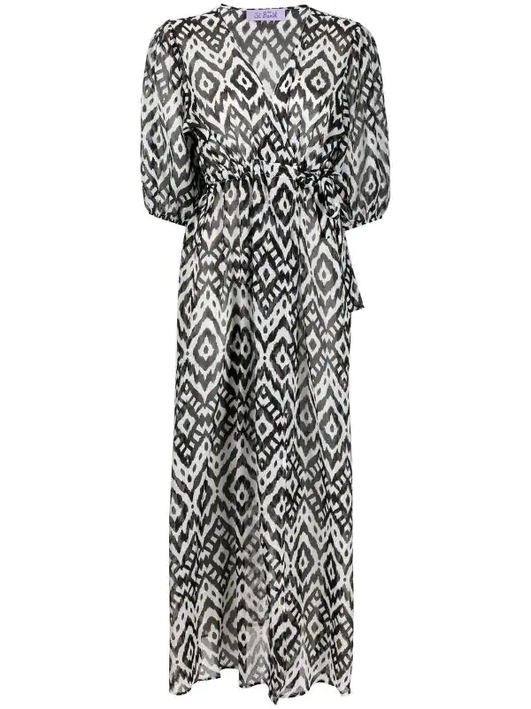 ( Neue Saison ) MC2 Saint Barth Strandkleid Mit Geometrischem Print ETNIKAT 01 3 ( Neue Saison ) MC2 Saint Barth Strandkleid Mit Geometrischem Print ETNIKAT 01