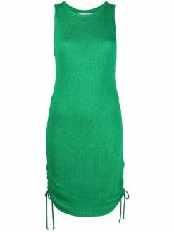 ( Neue Saison ) MC2 Saint Barth 57 GREEN Gerafftes Kleid Damen