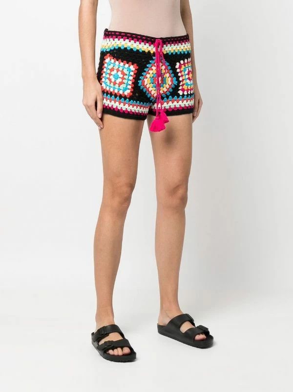 ( Neue Saison ) MC2 Saint Barth Gehäkelte Shorts BLACK 5 ( Neue Saison ) MC2 Saint Barth Gehäkelte Shorts BLACK – Bild 3