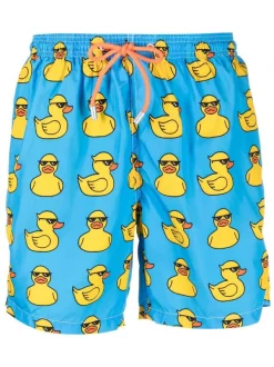 ( Neue Saison ) MC2 Saint Barth Badeshorts Mit Grafischem Print Herren