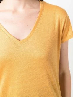 ( Neue Saison ) MC2 Saint Barth T-Shirt Mit V-Ausschnitt 96 OCHRE -MC2 Saint Barth Geschäft 18363560 39770856 600