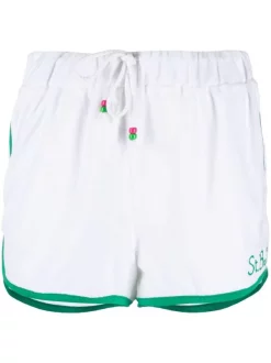 ( Neue Saison ) MC2 Saint Barth EMB SB PALM SP0157 Frannie Joggingshorts Damen