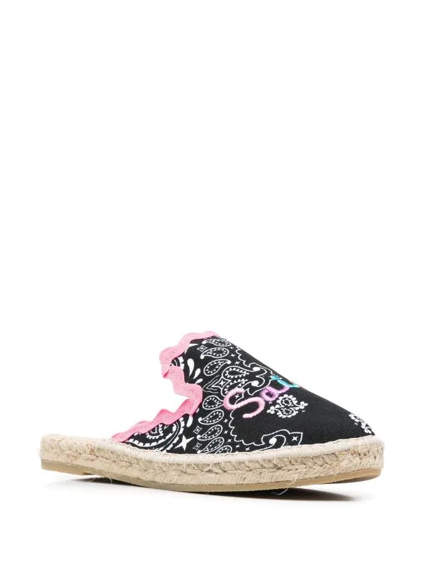 ( Neue Saison ) MC2 Saint Barth Espadrilles Mit Bandana-Print Damen 4 ( Neue Saison ) MC2 Saint Barth Espadrilles Mit Bandana-Print Damen – Bild 2