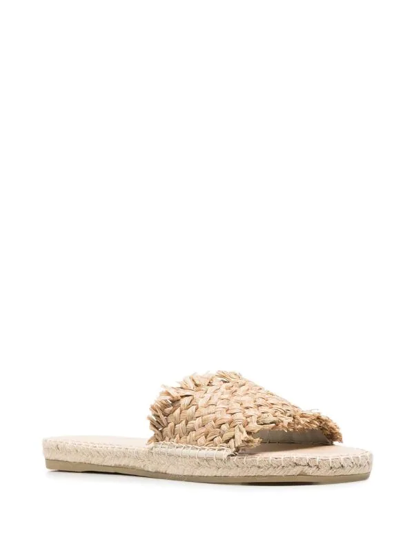 ( Neue Saison ) MC2 Saint Barth BEIGe Gewebte Luz Sandalen Damen 4 ( Neue Saison ) MC2 Saint Barth BEIGe Gewebte Luz Sandalen Damen – Bild 2