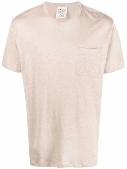 ( Neue Saison ) MC2 Saint Barth 11 BEIGE Ecstasea T-Shirt Aus Leinen Herren