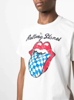 ( Neue Saison ) MC2 Saint Barth Rolling Stone T-Shirt 02323B WHITE -MC2 Saint Barth Geschäft 18363570 39772945 600