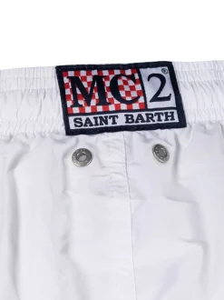 ( Neue Saison ) MC2 Saint Barth 00311B WHITE Badeshorts Mit Logo-Patch Herren 7 ( Neue Saison ) MC2 Saint Barth 00311B WHITE Badeshorts Mit Logo-Patch Herren -MC2 Saint Barth Geschäft 18363572 39603511 600