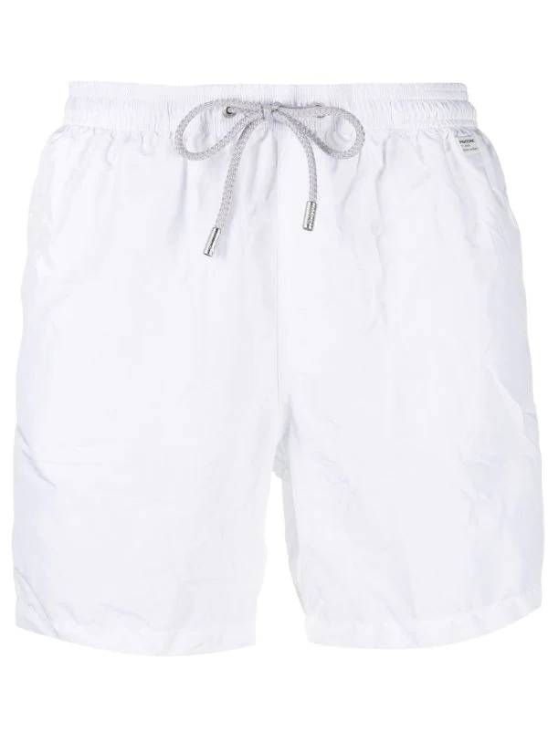 ( Neue Saison ) MC2 Saint Barth 00311B WHITE Badeshorts Mit Logo-Patch Herren 3 ( Neue Saison ) MC2 Saint Barth 00311B WHITE Badeshorts Mit Logo-Patch Herren