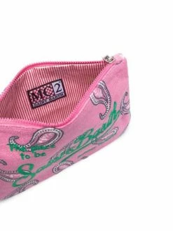 ( Neue Saison ) MC2 Saint Barth Bestickte Clutch Aus Frottee Damen -MC2 Saint Barth Geschäft 18374058 39360417 600