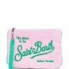 ( Neue Saison ) MC2 Saint Barth Bestickte Clutch Aus Frottee Emb 2157