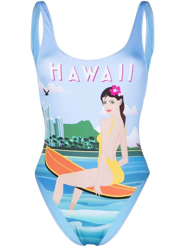 ( Neue Saison ) MC2 Saint Barth Badeanzug Mit Grafischem Print Damen 3 ( Neue Saison ) MC2 Saint Barth Badeanzug Mit Grafischem Print Damen