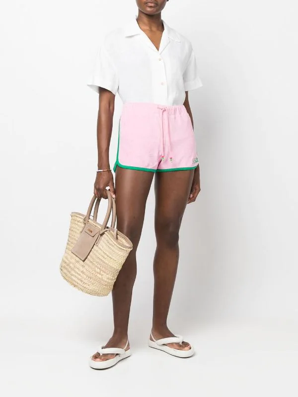 ( Neue Saison ) MC2 Saint Barth Badeshorts Mit Logo-Stickerei Damen 4 ( Neue Saison ) MC2 Saint Barth Badeshorts Mit Logo-Stickerei Damen – Bild 2