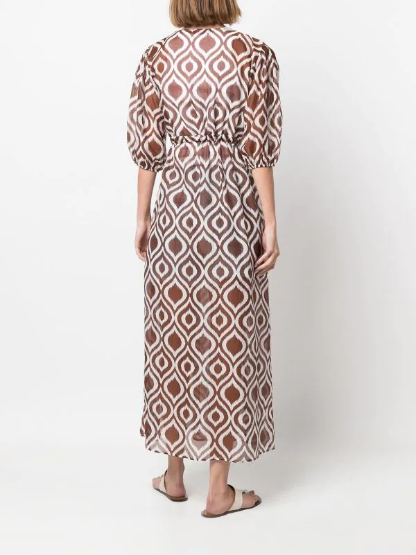 ( Neue Saison ) MC2 Saint Barth Maxikleid Mit Muster 1801 IKAT CLASSIC 6 ( Neue Saison ) MC2 Saint Barth Maxikleid Mit Muster 1801 IKAT CLASSIC – Bild 4