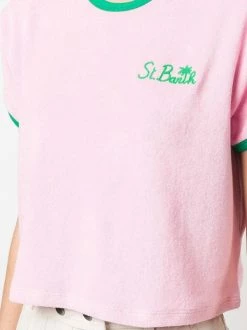 ( Neue Saison ) MC2 Saint Barth T-Shirt Mit Logo-Print EMB SB PALM SP2157 -MC2 Saint Barth Geschäft 18376385 39495866 600