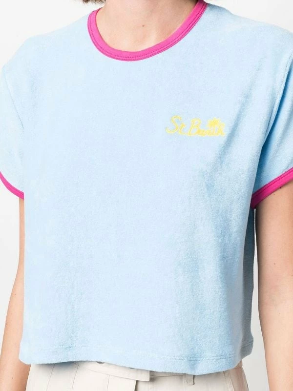 ( Neue Saison ) MC2 Saint Barth T-Shirt Mit Logo-Print EMB SB PALM SP3177 7 ( Neue Saison ) MC2 Saint Barth T-Shirt Mit Logo-Print EMB SB PALM SP3177 – Bild 5