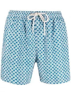 ( Neue Saison ) MC2 Saint Barth Badeshorts Mit Grafischem Print Herren