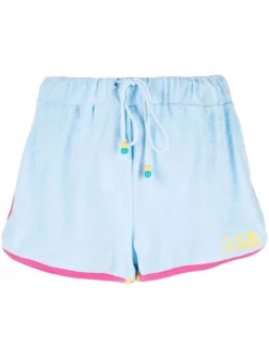 ( Neue Saison ) MC2 Saint Barth Shorts Mit Logo-Stickerei Damen