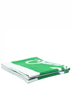 ( Neue Saison ) MC2 Saint Barth Badetuch Mit Logo 01F57 GREEN