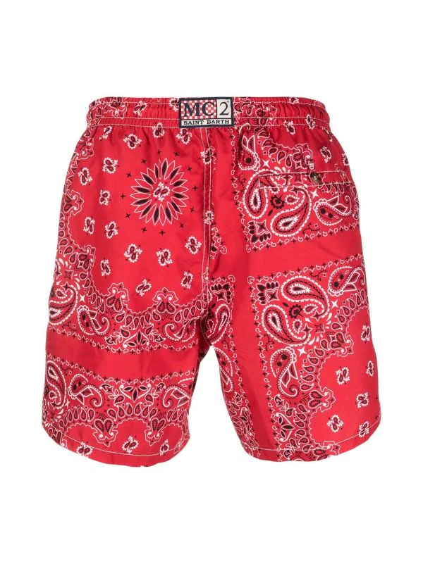 ( Neue Saison ) MC2 Saint Barth 4101 BANDANNA ROUND Badeshorts Mit Bandana-Print Herren 4 ( Neue Saison ) MC2 Saint Barth 4101 BANDANNA ROUND Badeshorts Mit Bandana-Print Herren – Bild 2