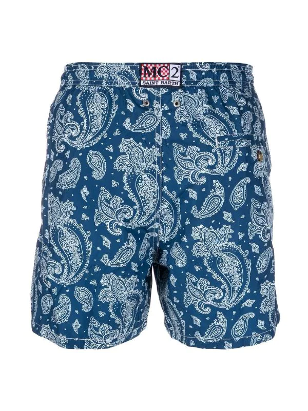 ( Neue Saison ) MC2 Saint Barth Badeshorts Mit Paisleymuster Herren 4 ( Neue Saison ) MC2 Saint Barth Badeshorts Mit Paisleymuster Herren – Bild 2