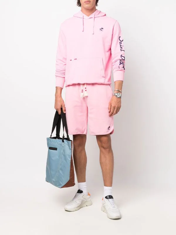 ( Neue Saison ) MC2 Saint Barth 21 PINK 00023B Bestickte Joggingshorts Herren 4 ( Neue Saison ) MC2 Saint Barth 21 PINK 00023B Bestickte Joggingshorts Herren – Bild 2