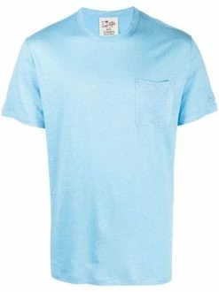 ( Neue Saison ) MC2 Saint Barth T-Shirt Mit Rundhalsausschnitt 00810B 31 LIGHT BLUE
