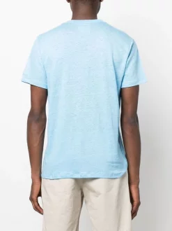 ( Neue Saison ) MC2 Saint Barth T-Shirt Mit Rundhalsausschnitt 00810B 31 LIGHT BLUE -MC2 Saint Barth Geschäft 18389998 39419053 600