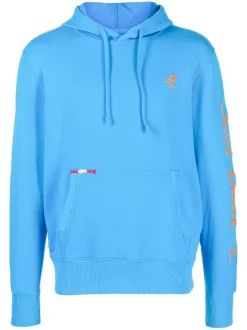 ( Neue Saison ) MC2 Saint Barth Hoodie Mit Slogan-Stickerei 17 EMB PALM TREES