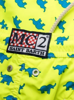 ( Neue Saison ) MC2 Saint Barth YELLOW Badeshorts Mit Grafischem Print Herren -MC2 Saint Barth Geschäft 18396079 39514878 600