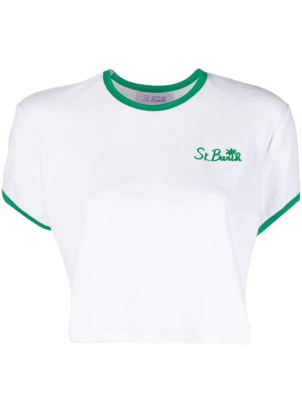 ( Neue Saison ) MC2 Saint Barth Cropped-T-Shirt Mit Logo Damen 3 ( Neue Saison ) MC2 Saint Barth Cropped-T-Shirt Mit Logo Damen