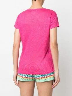 ( Neue Saison ) MC2 Saint Barth T-Shirt Aus Leinen Damen -MC2 Saint Barth Geschäft 18407104 39825238 600