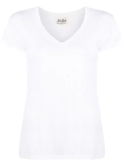 ( Neue Saison ) MC2 Saint Barth WHITE Eloise T-Shirt Damen