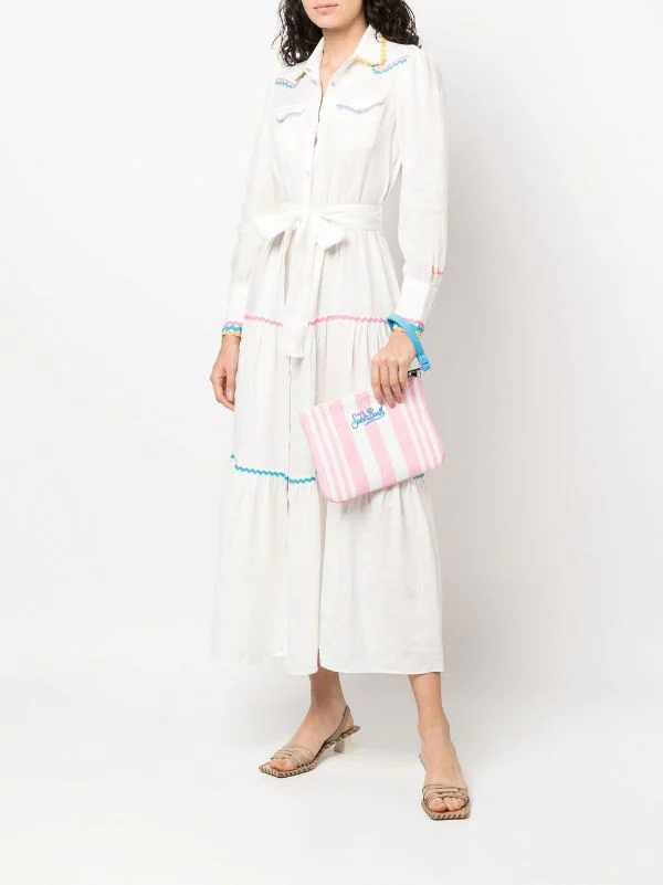 ( Neue Saison ) MC2 Saint Barth Parisien Clutch 01558B 2131 ROSA CELESTE 4 ( Neue Saison ) MC2 Saint Barth Parisien Clutch 01558B 2131 ROSA CELESTE – Bild 2