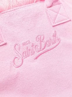 ( Neue Saison ) MC2 Saint Barth Ausgefranster Shopper Mit Logo-Print 00916B PINK -MC2 Saint Barth Geschäft 18421813 39757738 600
