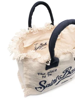 ( Neue Saison ) MC2 Saint Barth 01592B NEUTRAL Strandtasche Mit Logo Damen -MC2 Saint Barth Geschäft 18421860 39760318 600