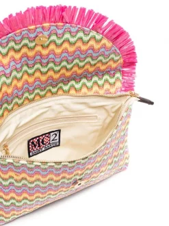 ( Neue Saison ) MC2 Saint Barth Clutch Mit Zickzackmuster Damen -MC2 Saint Barth Geschäft 18435587 39834253 600