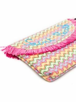 ( Neue Saison ) MC2 Saint Barth Clutch Mit Zickzackmuster Damen -MC2 Saint Barth Geschäft 18435587 39835019 600