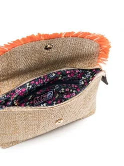 ( Neue Saison ) MC2 Saint Barth Multicolore Bestickte Stroh-Clutch Damen -MC2 Saint Barth Geschäft 18435596 39830930 600