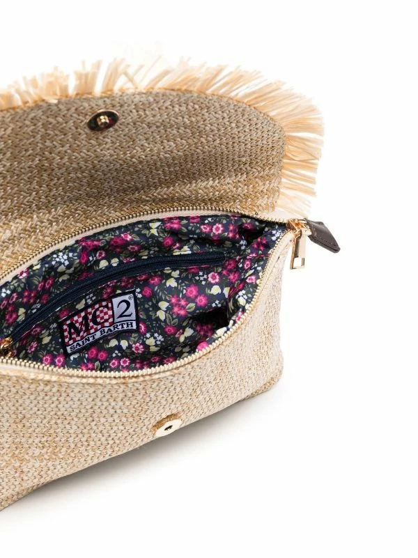 ( Neue Saison ) MC2 Saint Barth Bestickte Stroh-Clutch Damen 7 ( Neue Saison ) MC2 Saint Barth Bestickte Stroh-Clutch Damen – Bild 5