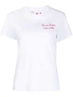 ( Neue Saison ) MC2 Saint Barth Besticktes Emilie T-Shirt 03200B EMB NON VALE 01