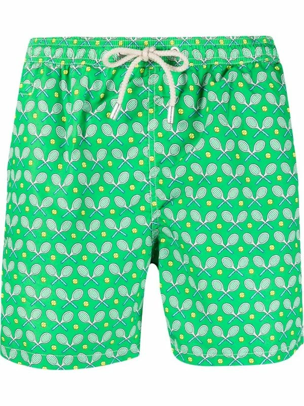 ( Neue Saison ) MC2 Saint Barth Badeshorts Mit Tennis-Print Herren 3 ( Neue Saison ) MC2 Saint Barth Badeshorts Mit Tennis-Print Herren